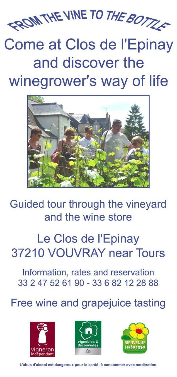 Au Clos De L'Epinay Vouvray Luaran gambar